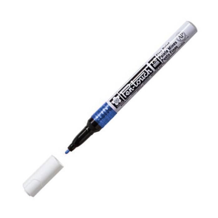 Marqueur - SAKURA - Pen-Touch Fine - 1,0 mm - Bleu - Indélébile