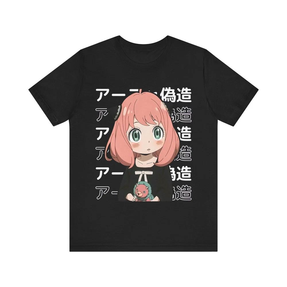 Anime Anya Forger Spy X Family T Shirt Size S 4XL BLACK Size S 4XL S