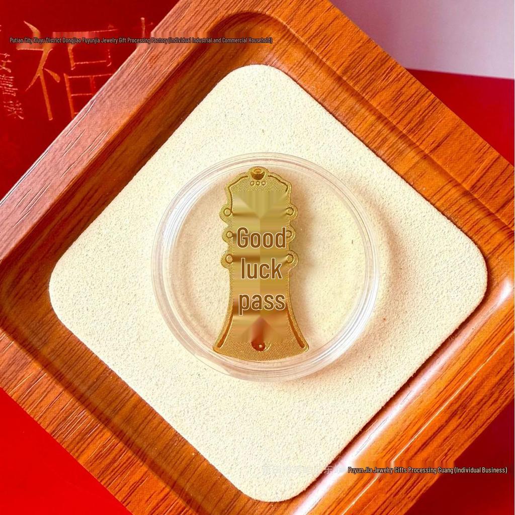 Pure Gold 999 Horse Year Phone Sticker for Wealth and Health - Popular Douyin Live Seller