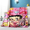 Betty Boop Pattern Blanket for Home Decoration, Bed, Sofa, Car Travel, Camping, Suitable for All Seasons, Birthday Christmas Gift