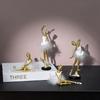 Nordic Cute Ballet Dancer Resin Ornament - Heart Art Decoration, Girly Gift