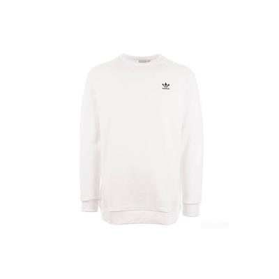 adidas Originals Trefoil Print Sporttrui Sweatshirt Heren Tops Wit DV1599