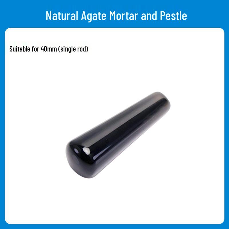 

150mm High-Quality Natural Agate Mortar and Pestle Grinder with Wear-Resistant Grinding Rod