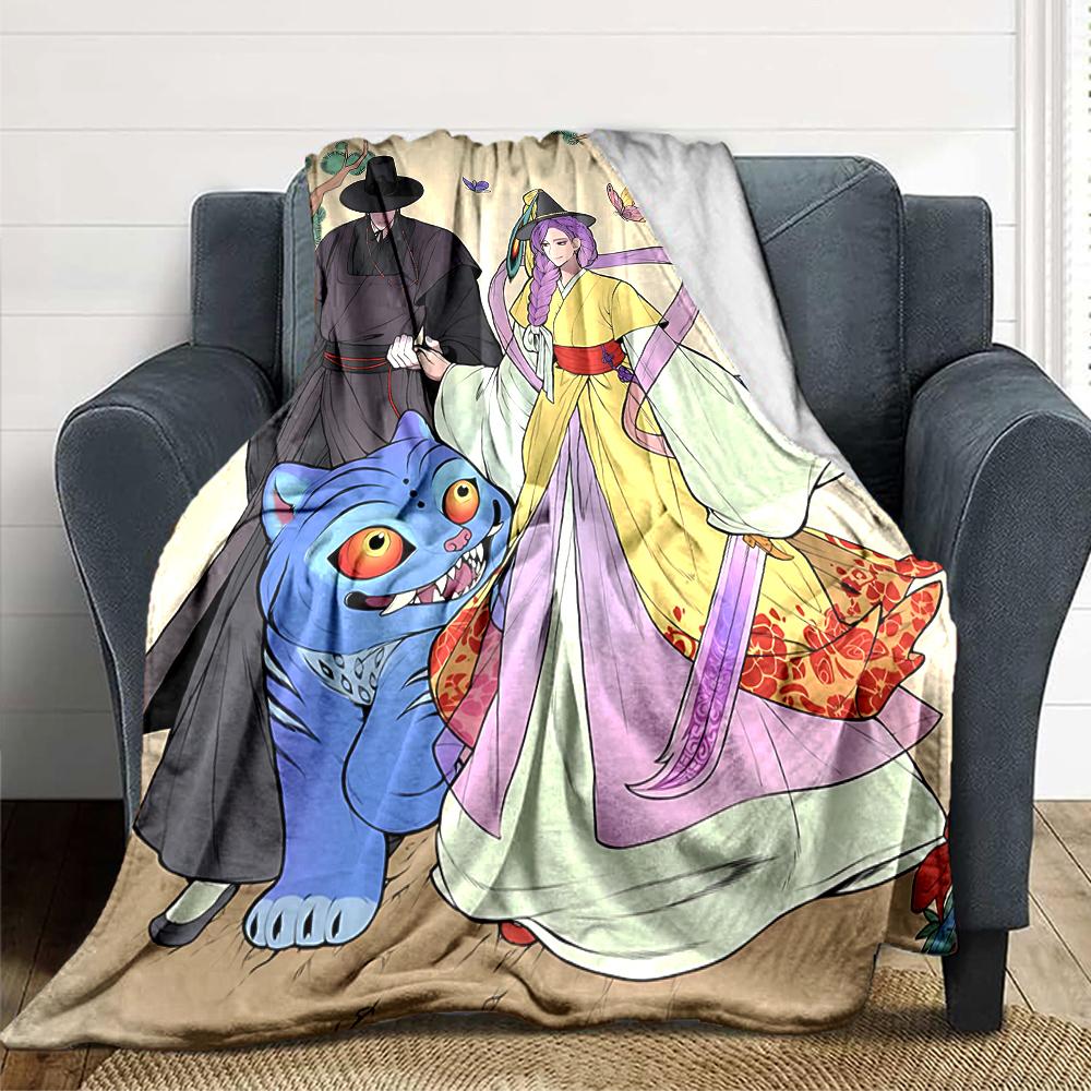 1Pc Fantasy Anime Character Blanket For Couch Bed Plush Cozy Fuzzy Blanket Super Soft Warm Blankets For Fall And Winter 0918201