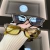 Retro Square Sunglasses Women Men Brand Designer Fashion Black Sun Glasses Male Female Vintage Mirror Shades Oculos De Sol