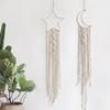 2pcs Macrame Wall Hanging Star Moon Dream Catcher Tapestry Bohemian Home Decor For Children s Room Home Wedding Ornament Craft Gift