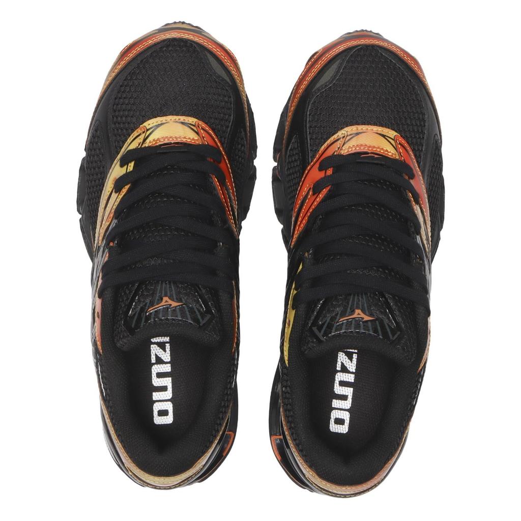 D1GA260402 MIZUNOaWAVE PROPHECY LSORANGEBLACK (Men's)