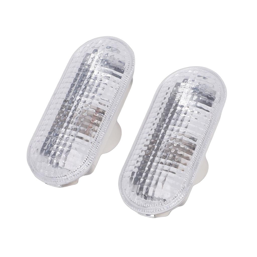 1 Pair Side Marker Light Cover Clear Lens Left Right 1336185 Replacement for Ford Focus Fiesta Fusion