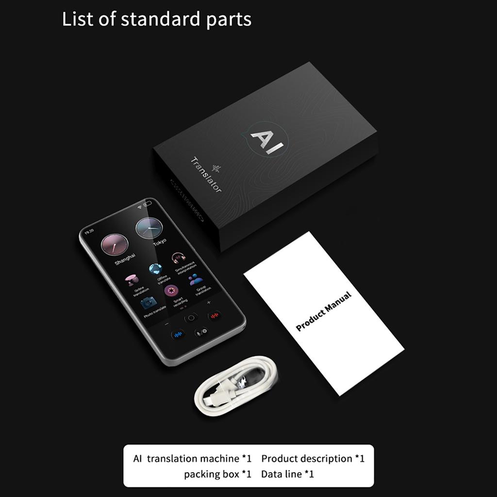 Portable Language Translator Device 138 Languages Voice Translating Offline Translation Simultaneous Interpretation