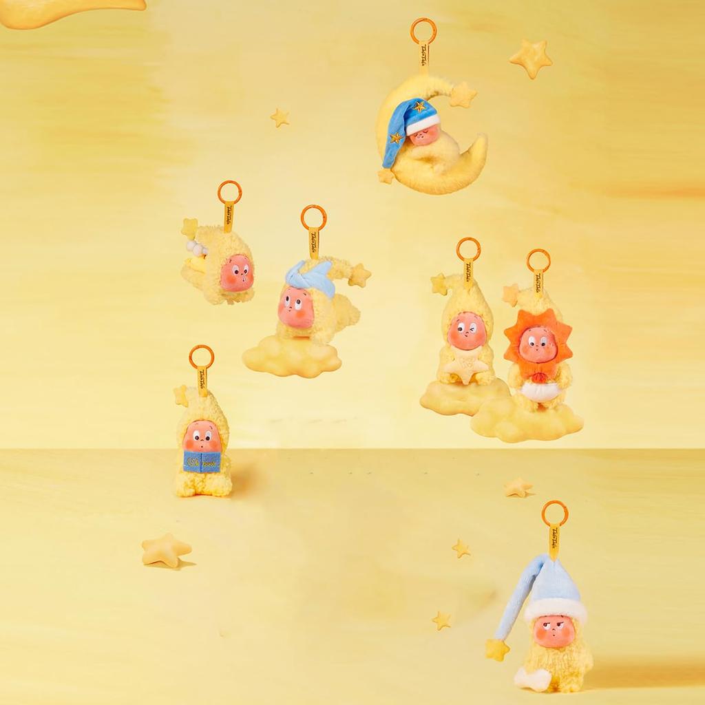 POP MART We are Twinkle Twinkle Series Plush Pendant [3-Piece Set] Pop Mart Gachapon Figure Plastic Model Premium Toy Soft Vinyl Original Character