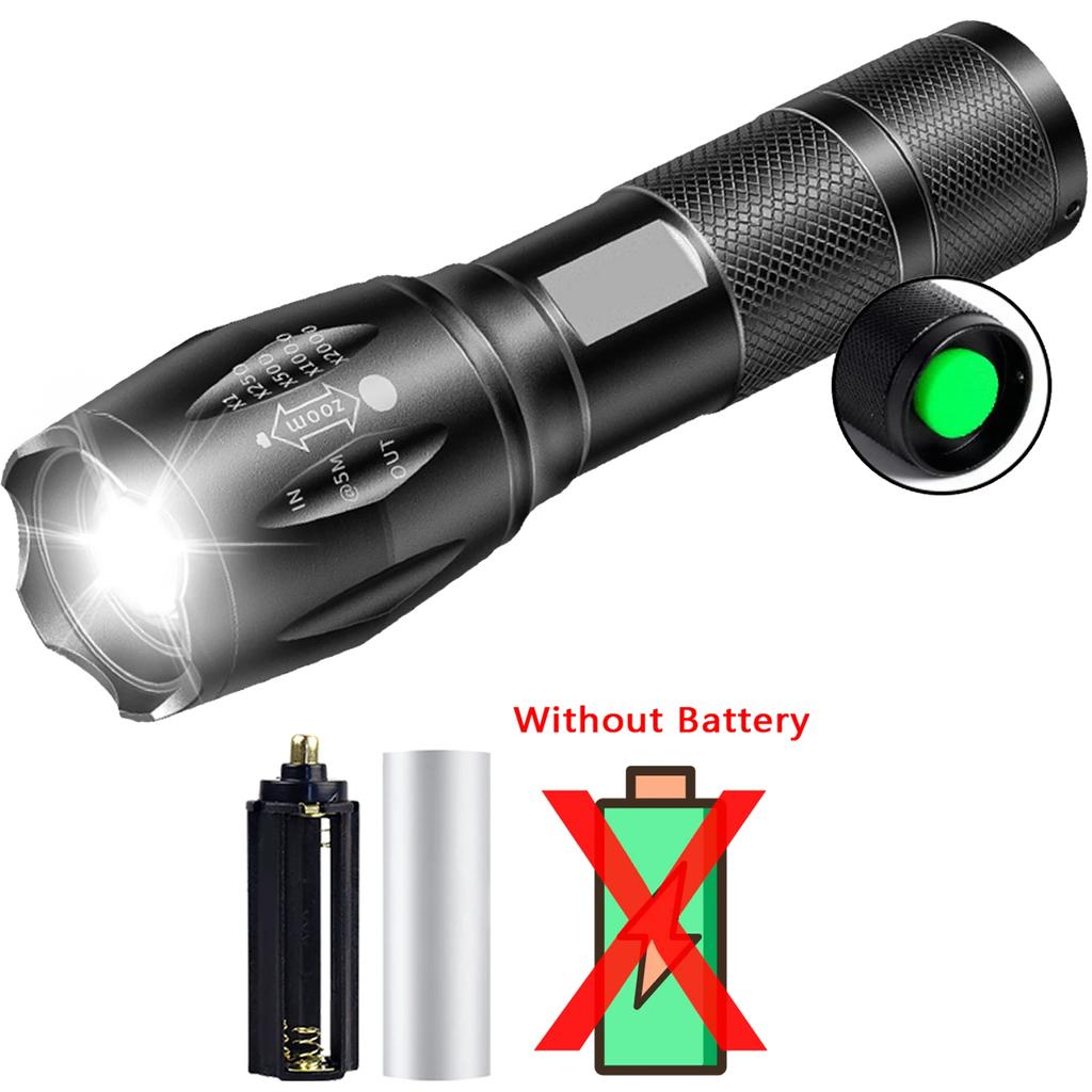 2Pcs LED Flashlights High Lumens with Zoomable Beam Mini Flashlights for Camping Dog Walking Powerful Emergency Flashlights