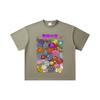 260 GSM Double Yarn 32 Count 100% Cotton One Piece V52 Devil Fruits Print Unisex Heavy Cotton T Shirt