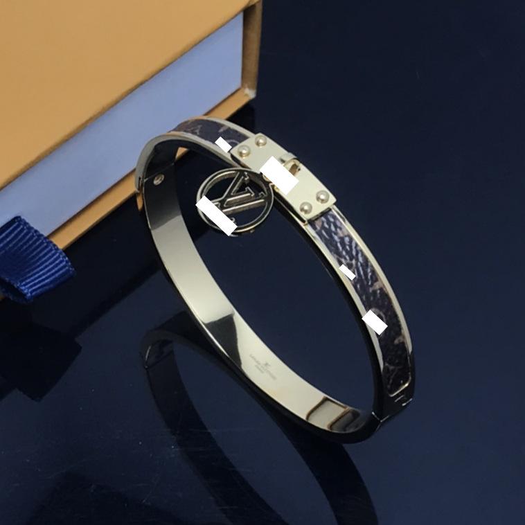 Europäisches & Amerikanisches Vintage Lederarmband mit Farbverlauf und Schloss-Design