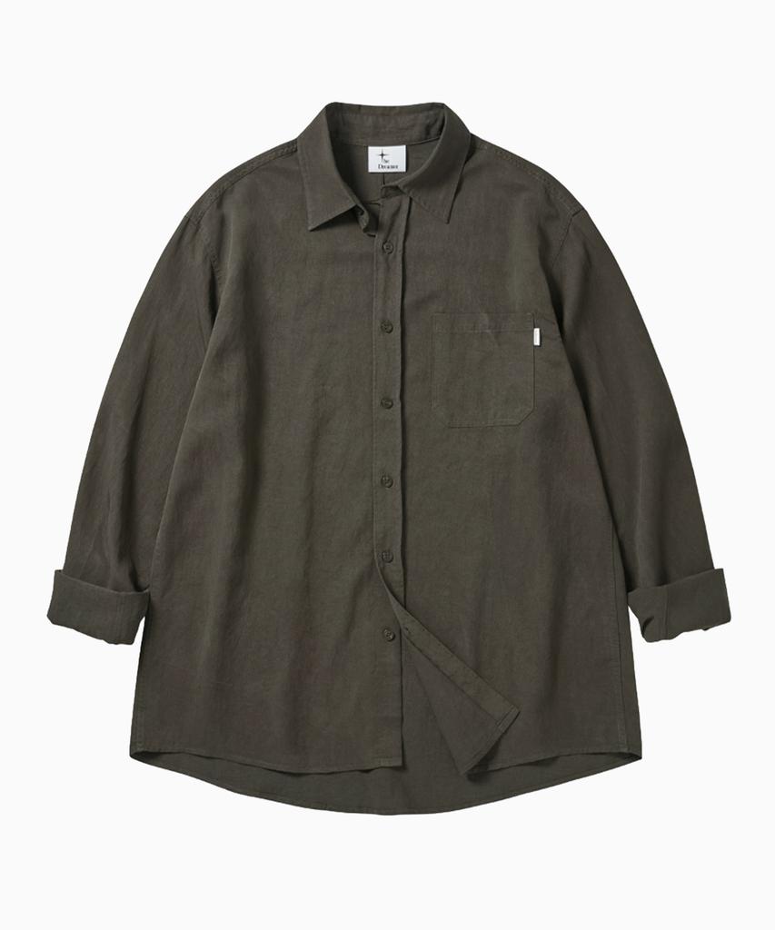 Deodeulimeo Natural Cloud Oversized Shirt - Charcoal