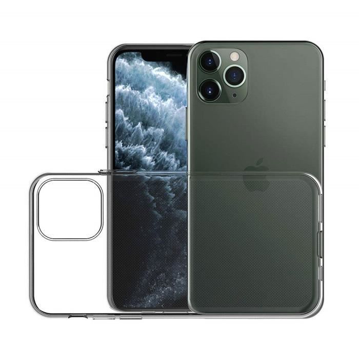 Transparent TPU Gel Case - Phonillico® - iPhone 11 PRO - Soft Silicone - Ultra Thin - Optimal Protection