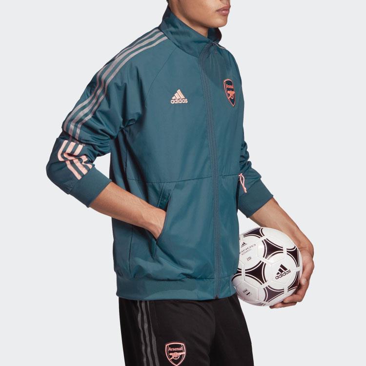 Adidas Arsenal Football Sports Jacket Men Jackets Rich-Green FQ6916