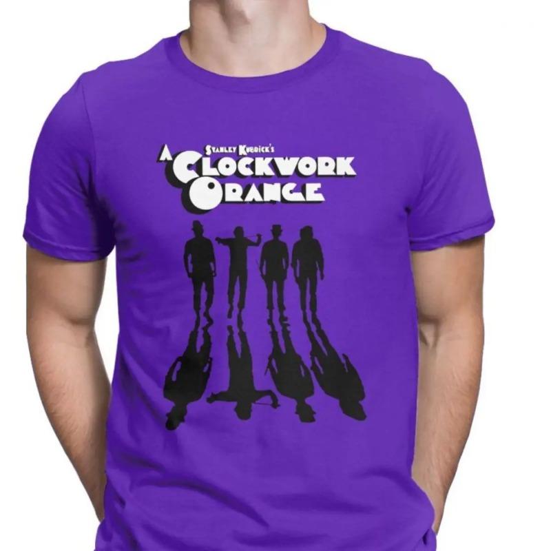 Clockwork Orange Shadows Tshirts Men Walk Mechanics  Kubrick Darkness Fun Cotton Tee Tops Shirt
