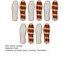 5 Pairs Winter Shoe Insoles Fleece Lined Warm Thick Insoles for Men Women Moisture Wicking Cozy Thermal Insoles