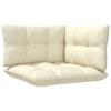 Vidaxl 2-Seater Garden Sofa with Cream Cushions, Pine Wood