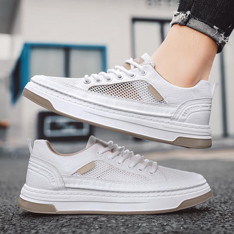 Mesh Outdoor Lightweight Wear-Resistant Shoes 2022 Summer Newest Men Casual Shoes Fashion Comfortable Breathable Men'S Sports Shoes