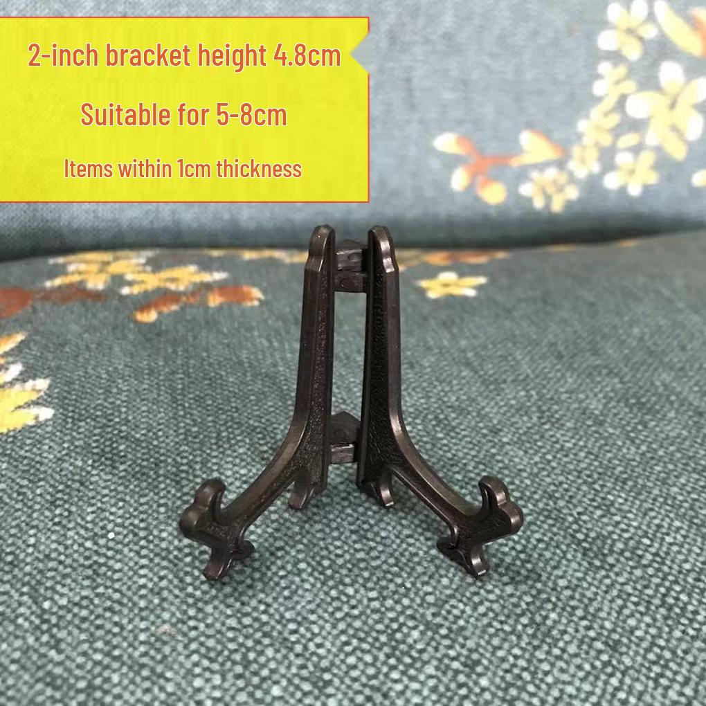 Schwarzer Transparenter Faltbarer Kunststoff-Aufsteller für Teller, Geschirr, Teekuchen, Uhren und Fotos