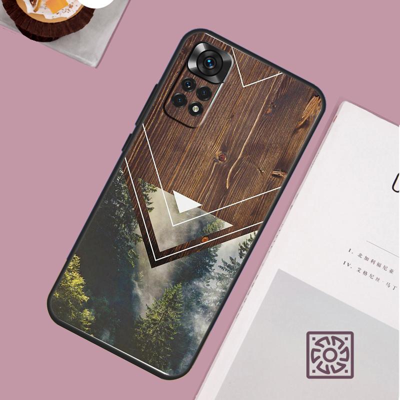 Wood Nature Pattern Case For Xiaomi Redmi Note 14 Pro 13 12 11 10 15 Pro Plus Redmi 15C 15 14C 13C 10C 12C Cover