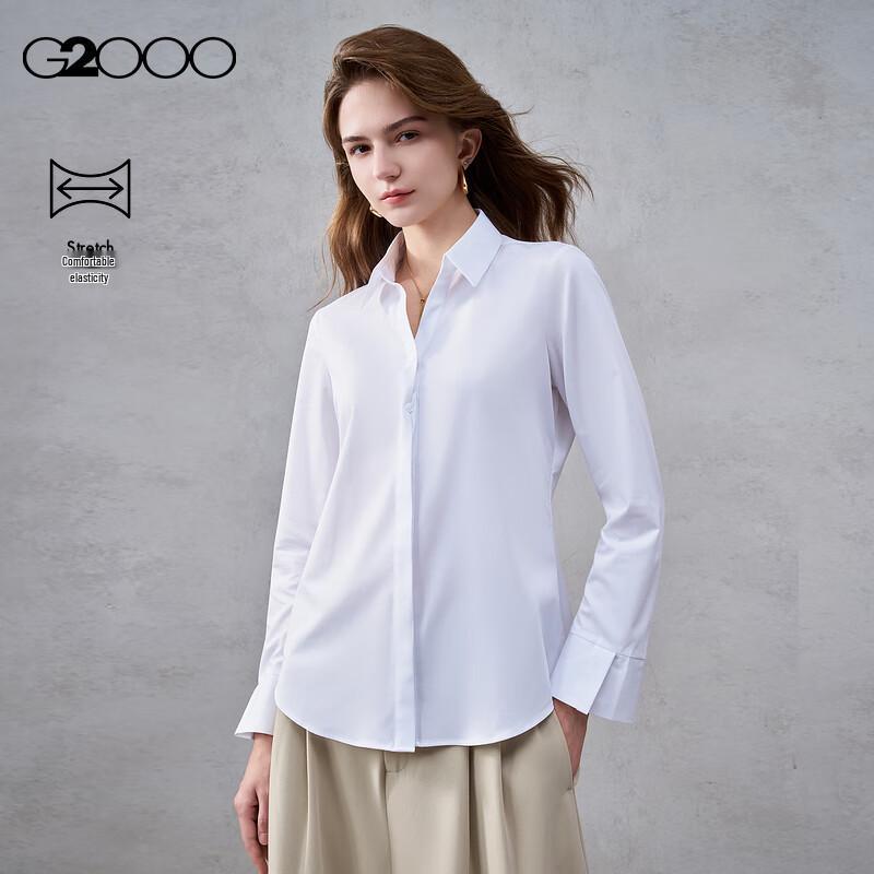 

G2000 Women s Modal Stretch V-Neck Long Sleeve Commuter Shirt 38