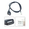 Car Cable Universal Power Cables USB Cable Output AUX Rear View Input Converter GPS-Antenna RCA Wire Harness Kit