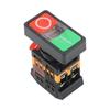 Compact Design Pushbutton Switch Dual Button Switch ABS Plastic