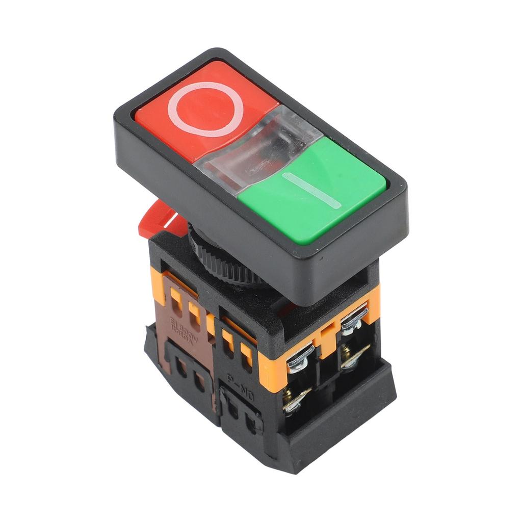 Compact Design Pushbutton Switch Dual Button Switch ABS Plastic