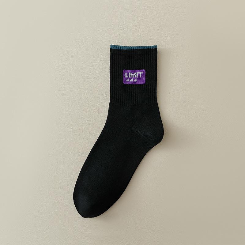 Female Spring and Autumn Pure Cotton Anti Odor Anti Sweat Socks