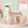 4-Wheel Toddler Scooter Cartoon Penguin Balance Bike For Kids Ages 1-3 Learning To Ride Baby Scooter With Music Led Lights