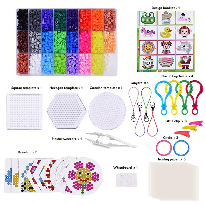 20Colours/Box Yantjouet 5Mm Mini Beads Set 2000Pcs Diy Hama Beads Iron Beads High Quality Gift