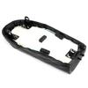 Motorcycle PU Lther Vintage   St Flat Saddle Cushion for   CG125 GN CG Black