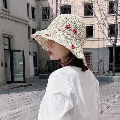 Summer Women Beach Straw Hat Women Summer Sun Hat  Sunshade Fisherman Cap Breathable Beach Hat Sombreros De Mujer