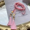 Hanfu Headdress Braided Hair Rope Tassel Girl DIY Ponytail Rope Strands New Year Hair Decoration