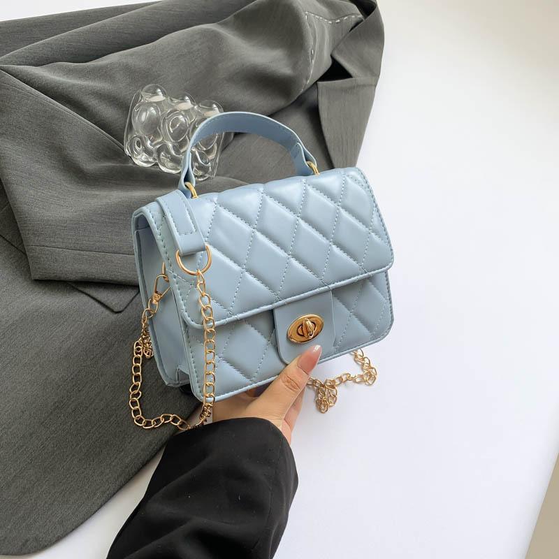 

Stylish And Minimalist Summer New Square Shoulder Bag For Women In Black White Pink Brown Khaki Blue