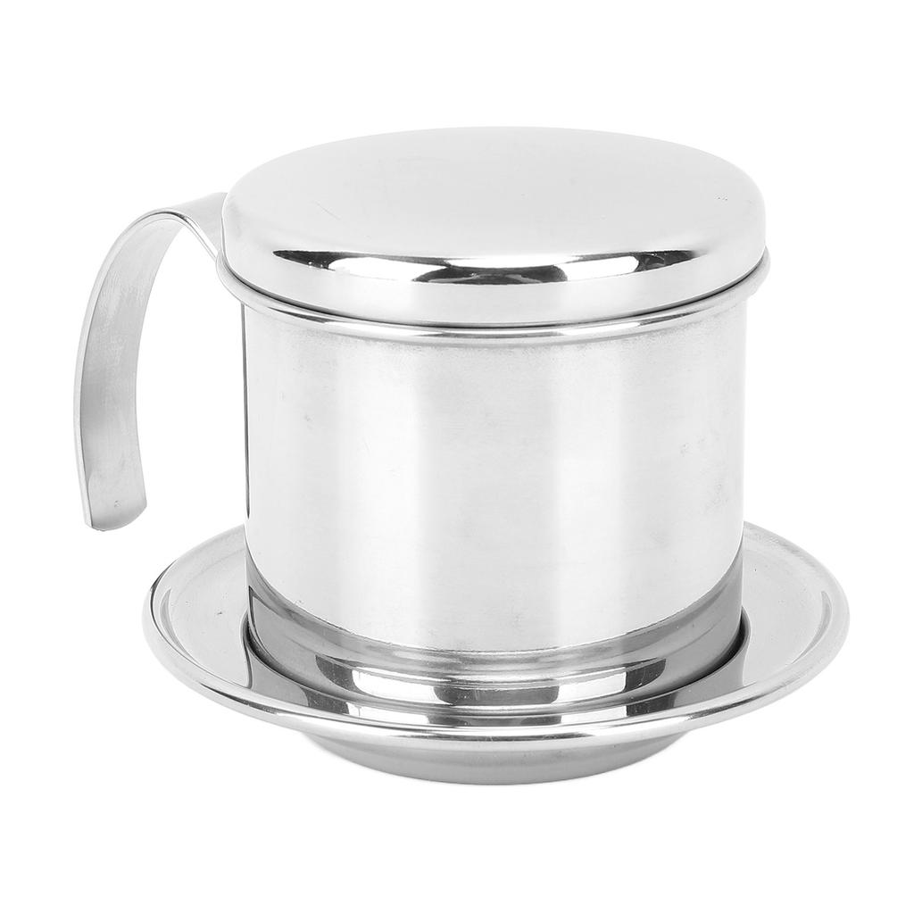 Vietnamese Coffee Filter 100ML Lightweight Rustproof Stainless Steel Coffee Dripper Pot for Home