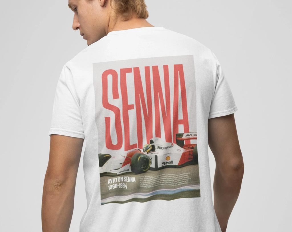 Ayrton Senna Formule 1 Grafická trička Gymnastická trička Pánská trička pro muže Pánské oblečení Y2k Liam Payne Topy Trička Pánské