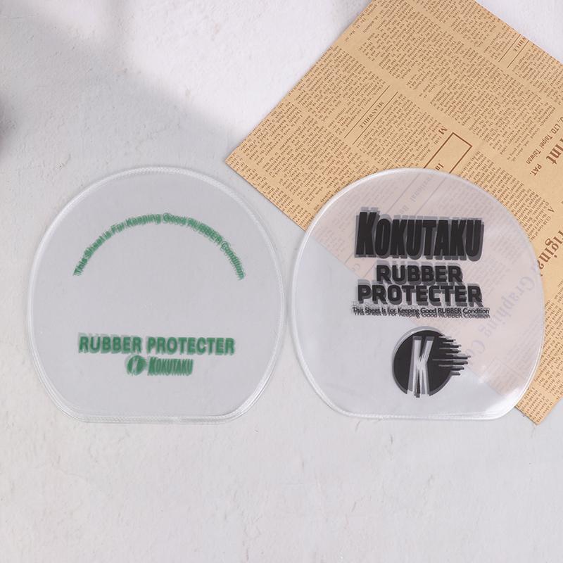 10Pcs Table Tennis Racket Astringent Adhesive Film Sticky Dust-Proof Clear Adhesive Protective Film For Table Tennis Rubber Skin