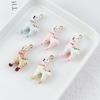 Kleurrijk 3D Alpaca Cartoon Bedeltje Hanger voor DIY Sieraden Armband Ketting