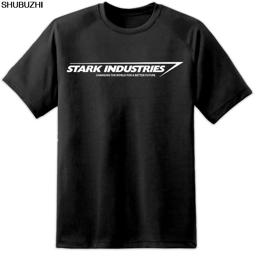 Stark Industries Unisexs T Shirt S3XL Unisex cotton tshirt summer fashion top tees Cool Casual pride t shirt Unisex Unisex New sbz3066 S