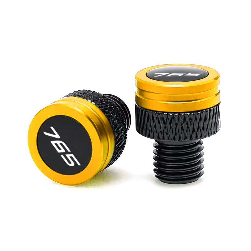 For Triumph Street Triple 765 RS /S/R 675 Trident 660 Tiger 900 GT 800 1200 CNC Motorcycle Mirror Hole Plug Screw Bolts Cover