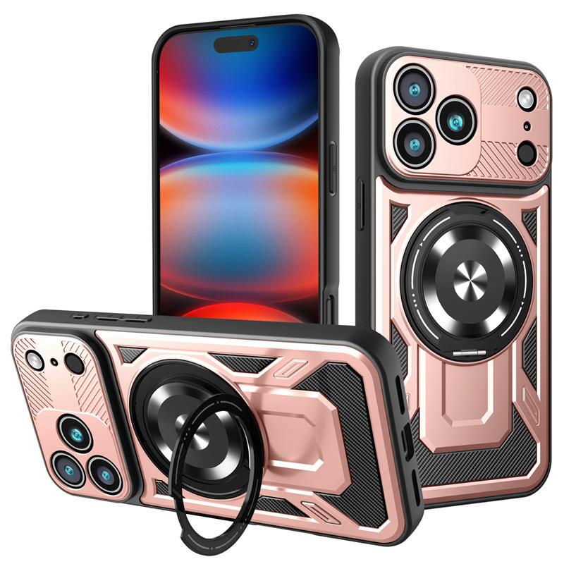 Compatible with iPhone 17 Pro Max Youjia magnetic phone case, Apple 16 Pro stand, 15 shockproof 14 protective case