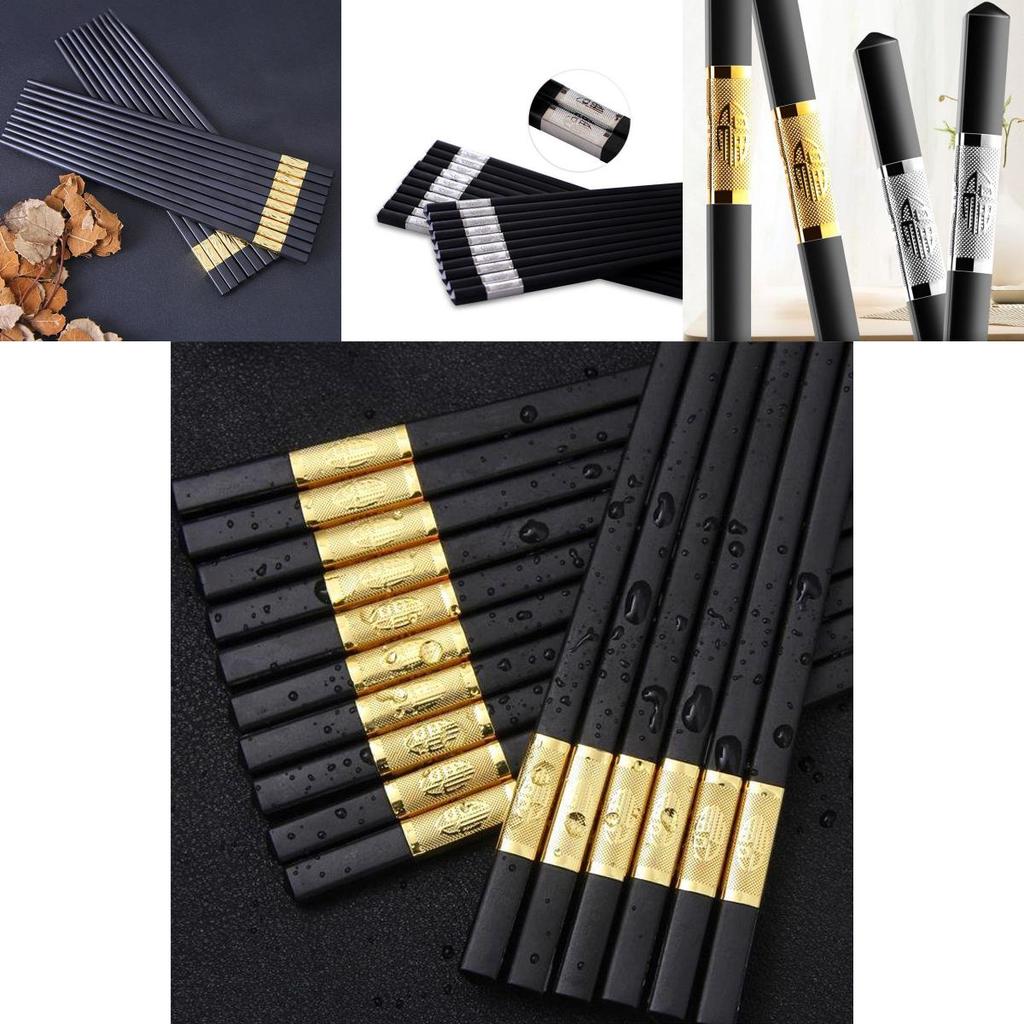 Luxurious Wooden Stainless Steel Chopsticks For Families And Food Enthusiasts