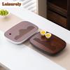 Walnut Color Bamboo Tea Tray With Water Storage Drainage Tea Table Tea Tray For Household Office Home Tea Set Accessory