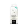 Ecouteurs Intra-Auriculaires - Sony - MDR-EX110AP - Blanc - Microphone Intégré - Commandes sur Câble