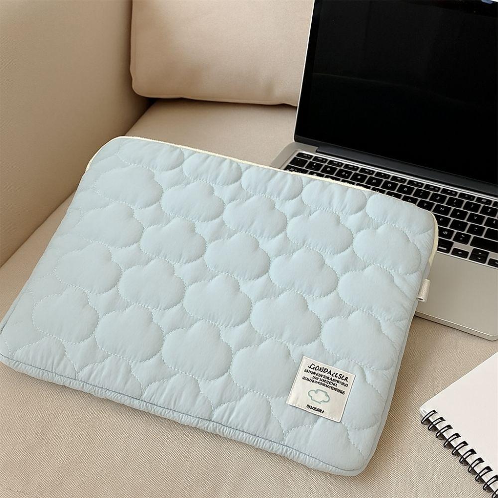 Korean Style Laptop Sleeve Padded Tablet Protective Case Soft Laptop Bag Notebook Storage