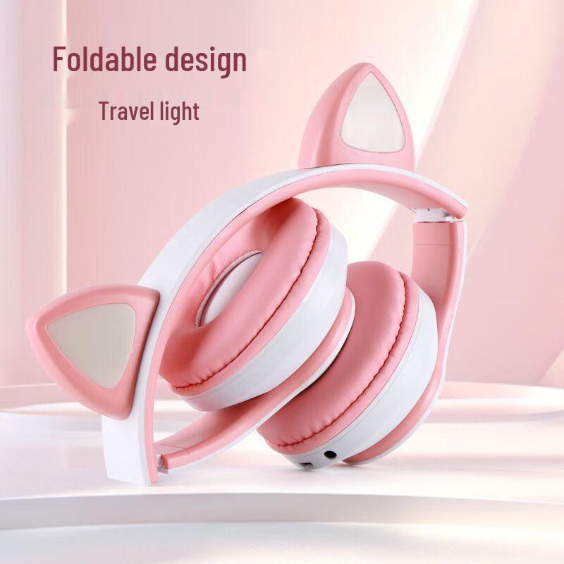 High-Value Foldable Bluetooth Cat Ear Headband Headphones STN-28