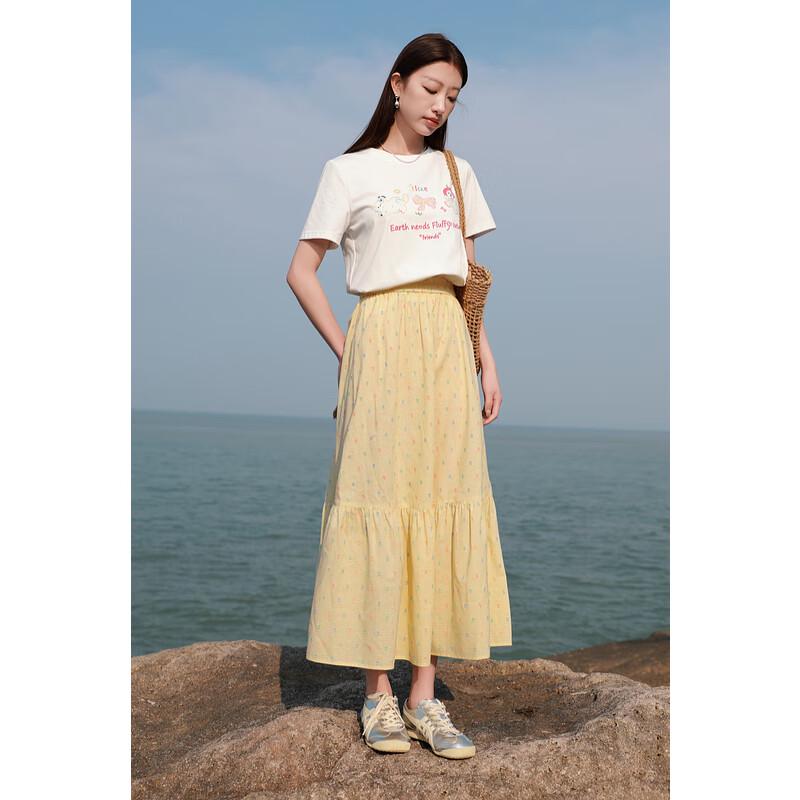 

Sancai 2025 Summer Plus Size A-Line Skirt 2XL